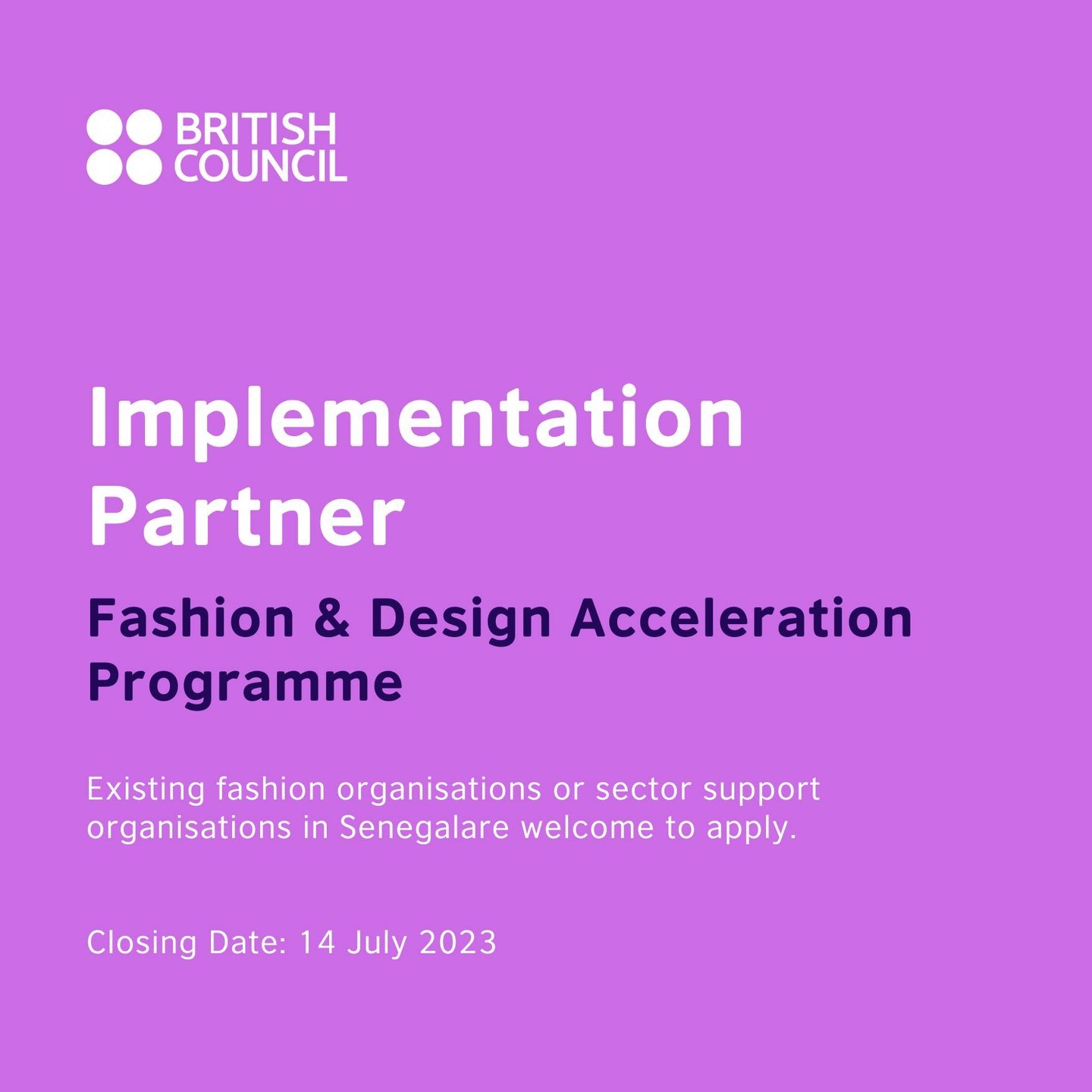 Fashion and Design acceleration programme